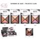 Paleta de sombras EASY PARIS HELLO STYLE (4 COLORES) y espon